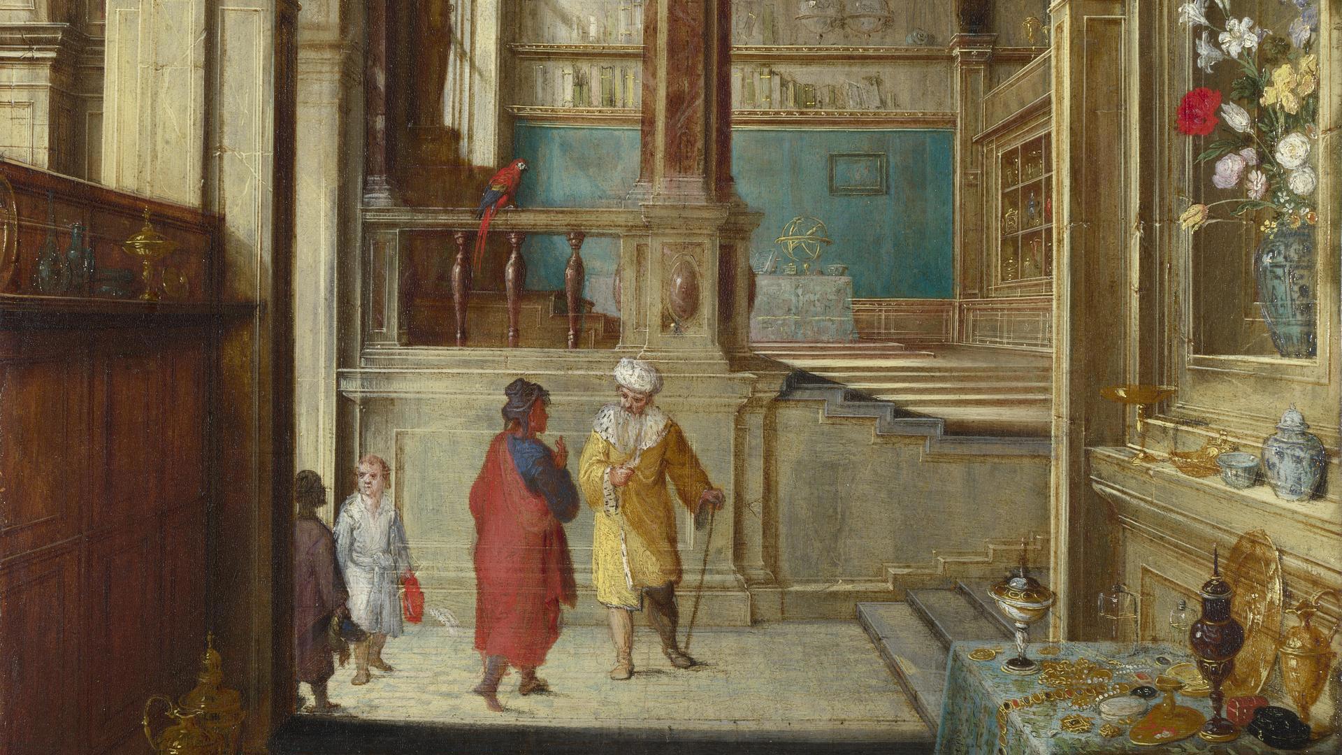 Croesus and Solon by Hendrick van Steenwyck the Younger and Follower of Jan Brueghel the Elder