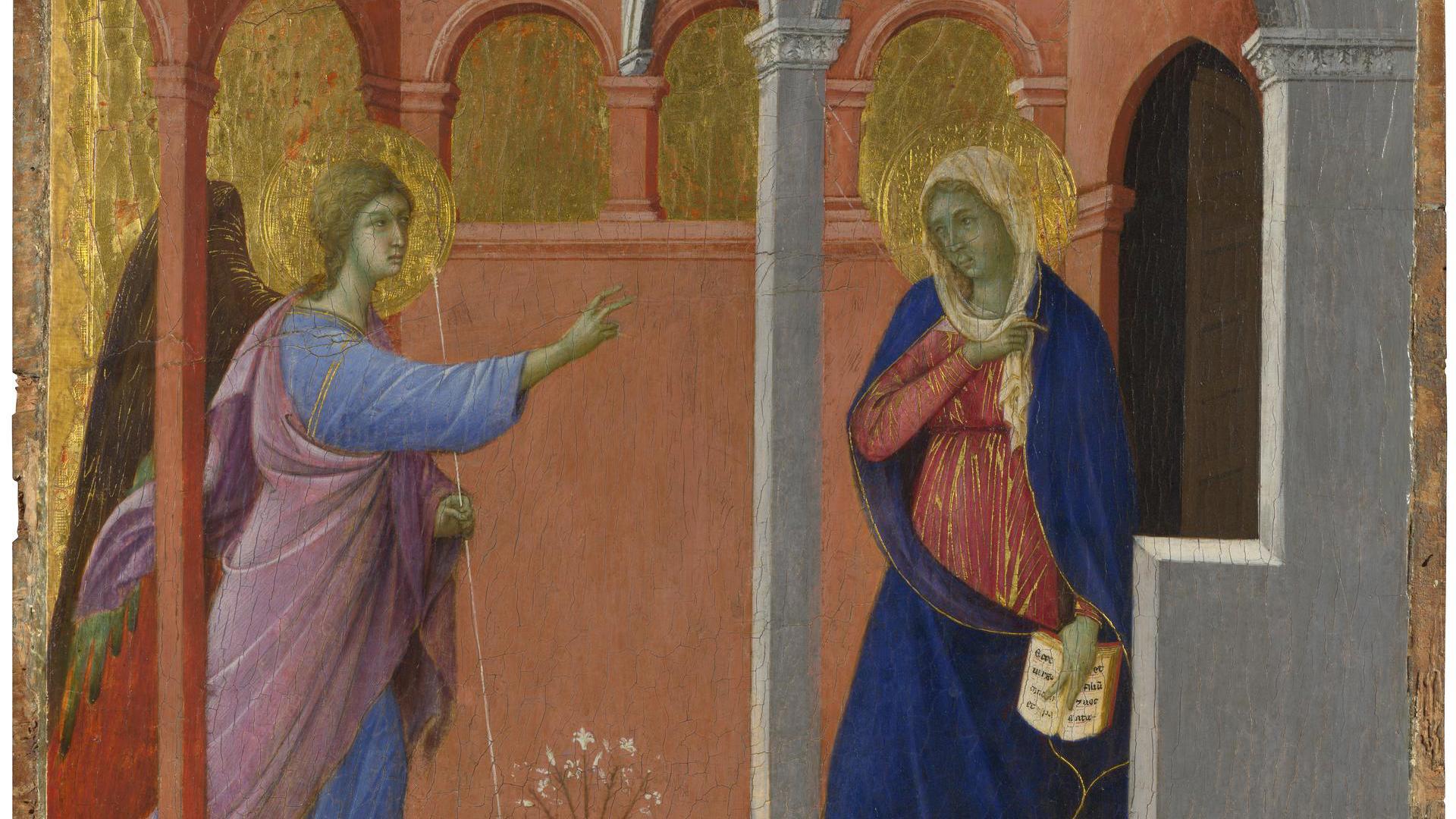 The Annunciation by Duccio