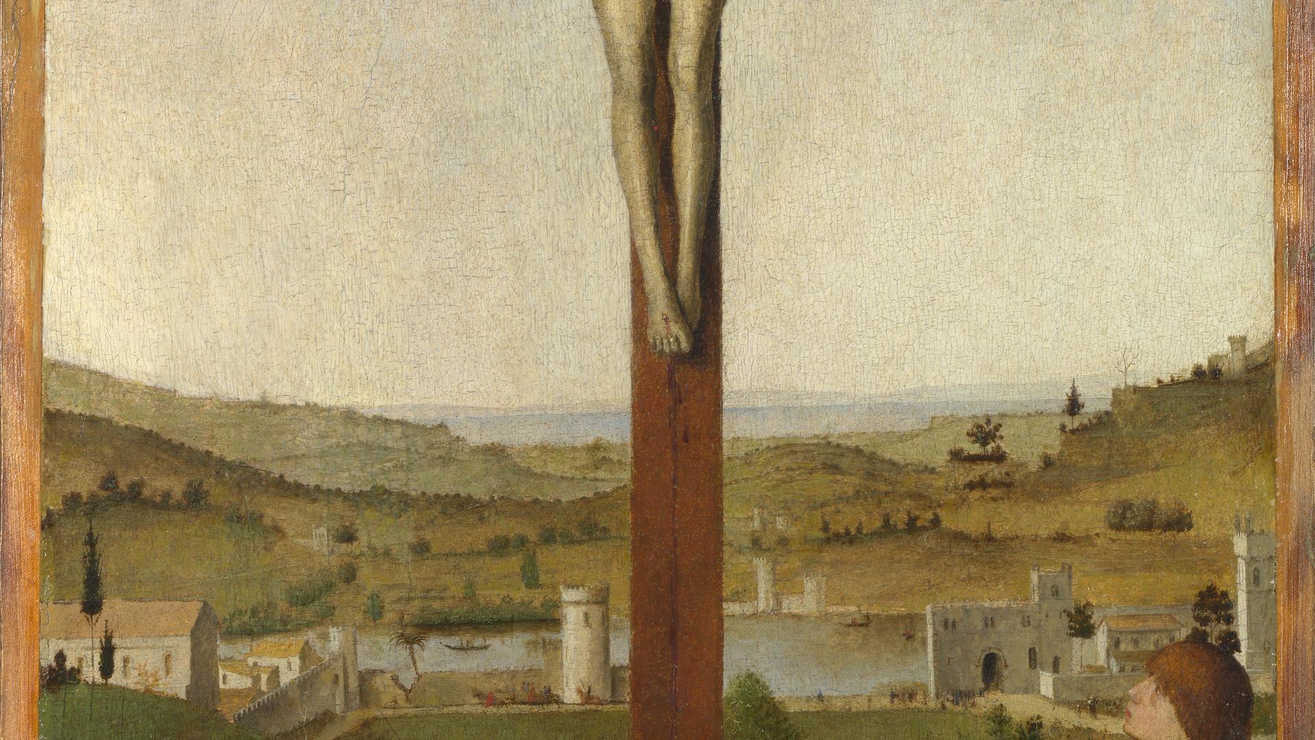Christ Crucified by Antonello da Messina