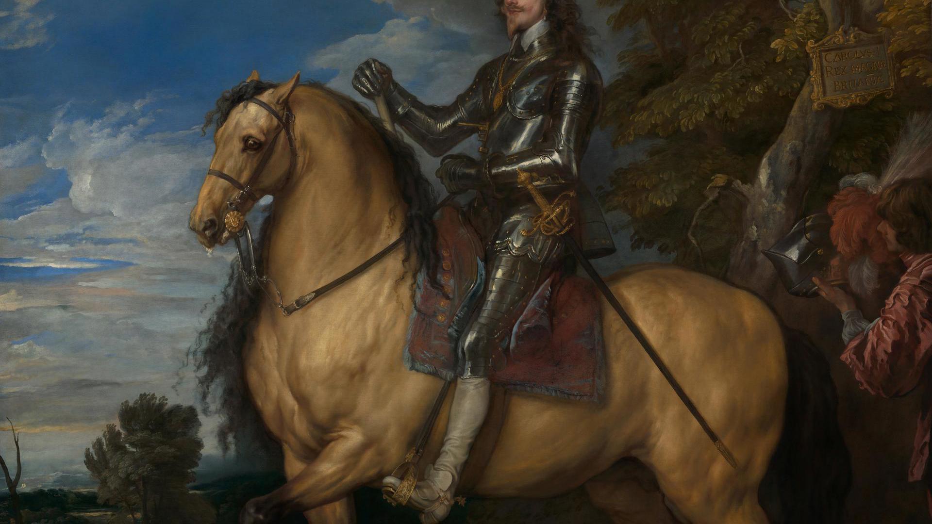 Equestrian Portrait of Charles I by Anthony van Dyck