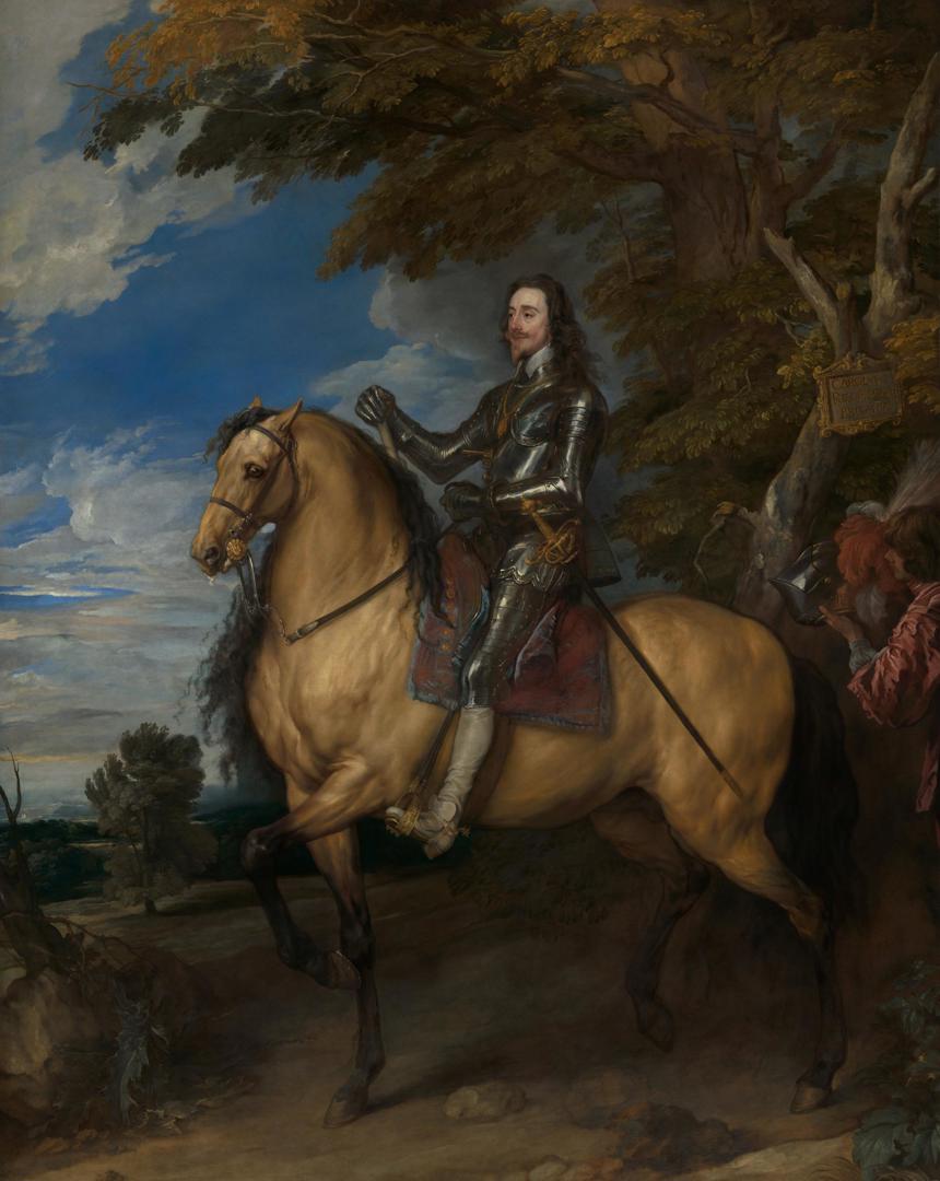 Equestrian Portrait of Charles I by Anthony van Dyck