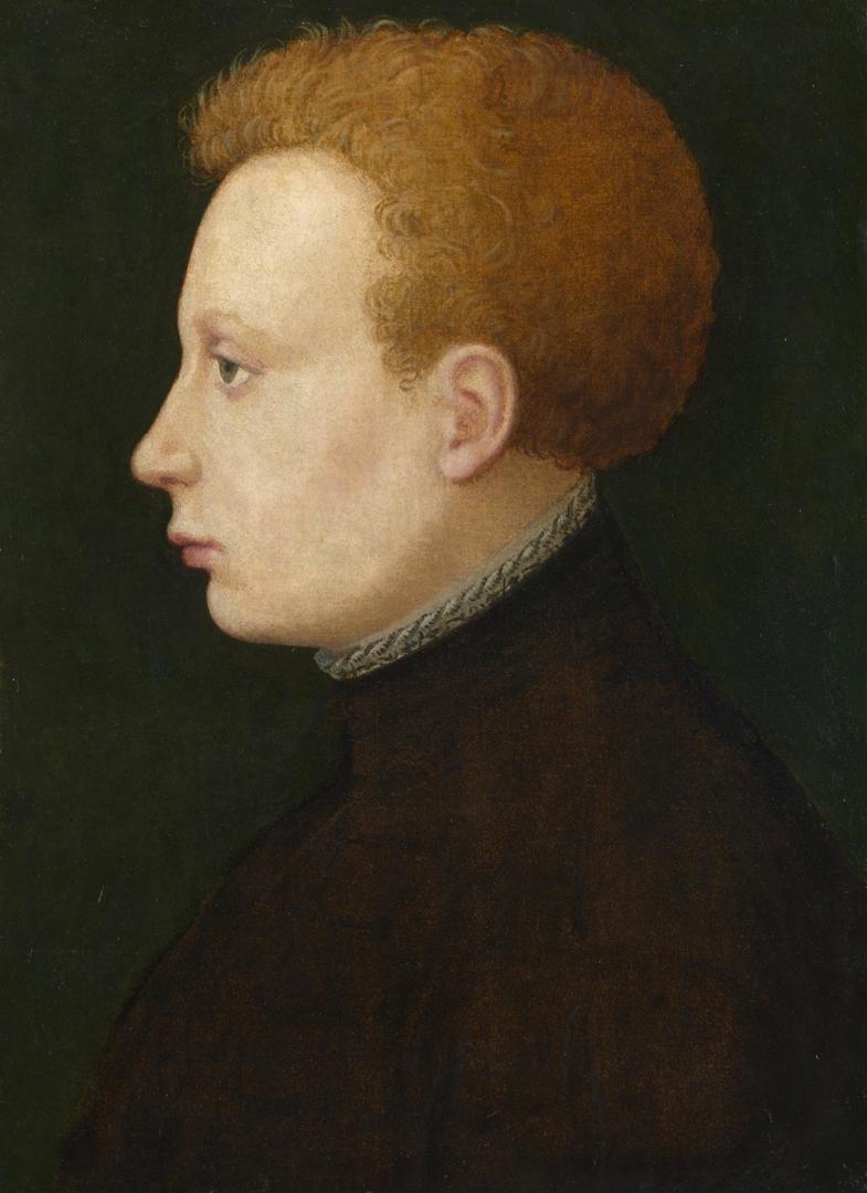 Profile Portrait of a Young Man by French