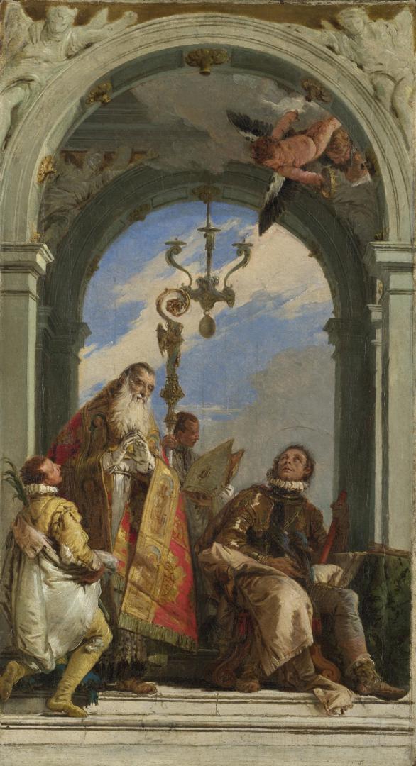Saints Maximus and Oswald (?) by Giovanni Battista Tiepolo