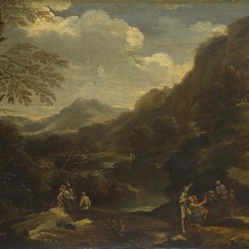 Mountainous Landscape with Figures