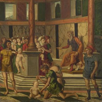The Massacre of the Innocents with Herod