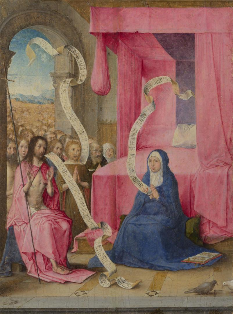 Christ appearing to the Virgin by Juan de Flandes