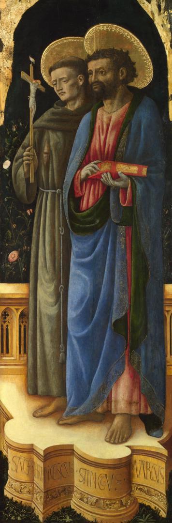 Saints Francis and Mark by Antonio Vivarini and Giovanni d'Alemagna