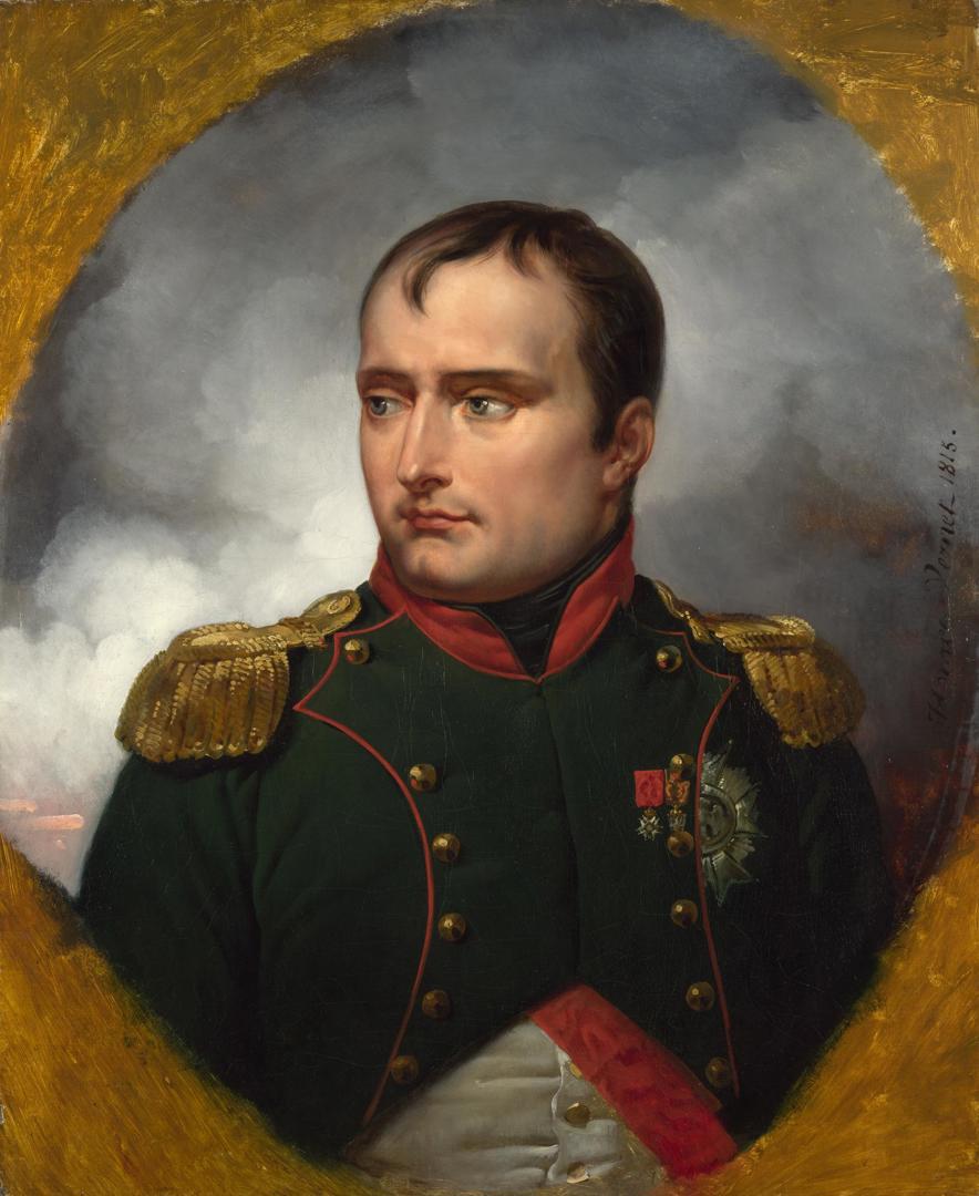 The Emperor Napoleon I by Emile-Jean-Horace Vernet