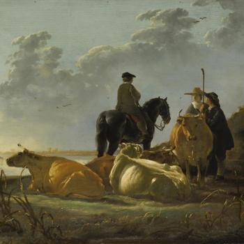 Peasants and Cattle by the River Merwede