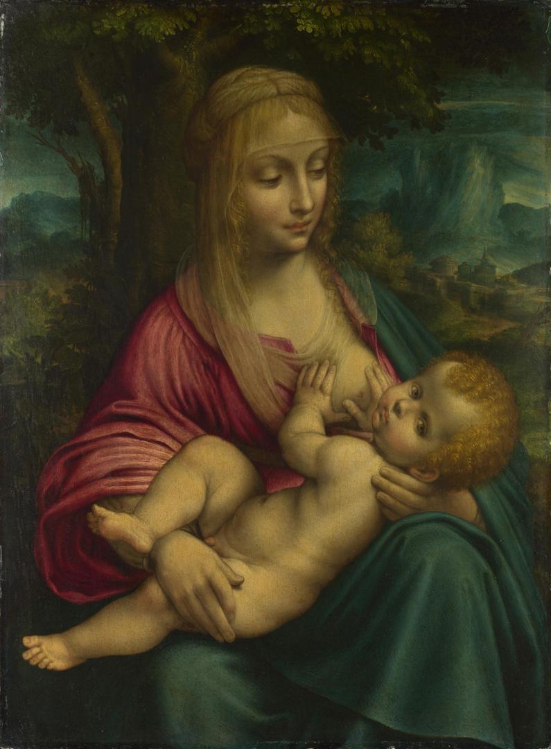The Virgin and Child by Follower of Leonardo da Vinci