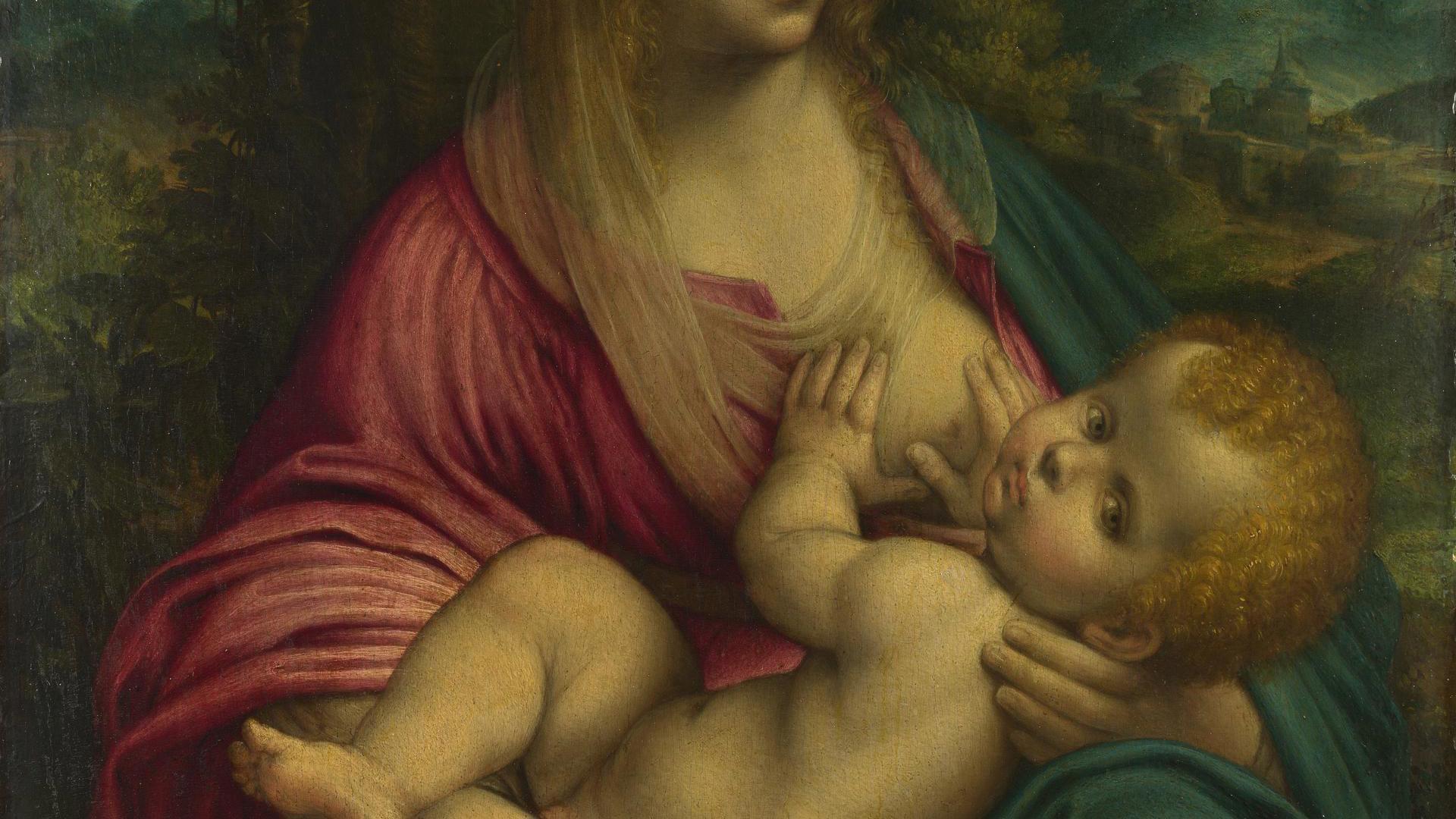 Follower of Leonardo da Vinci | The Virgin and Child | NG1300 | National  Gallery, London