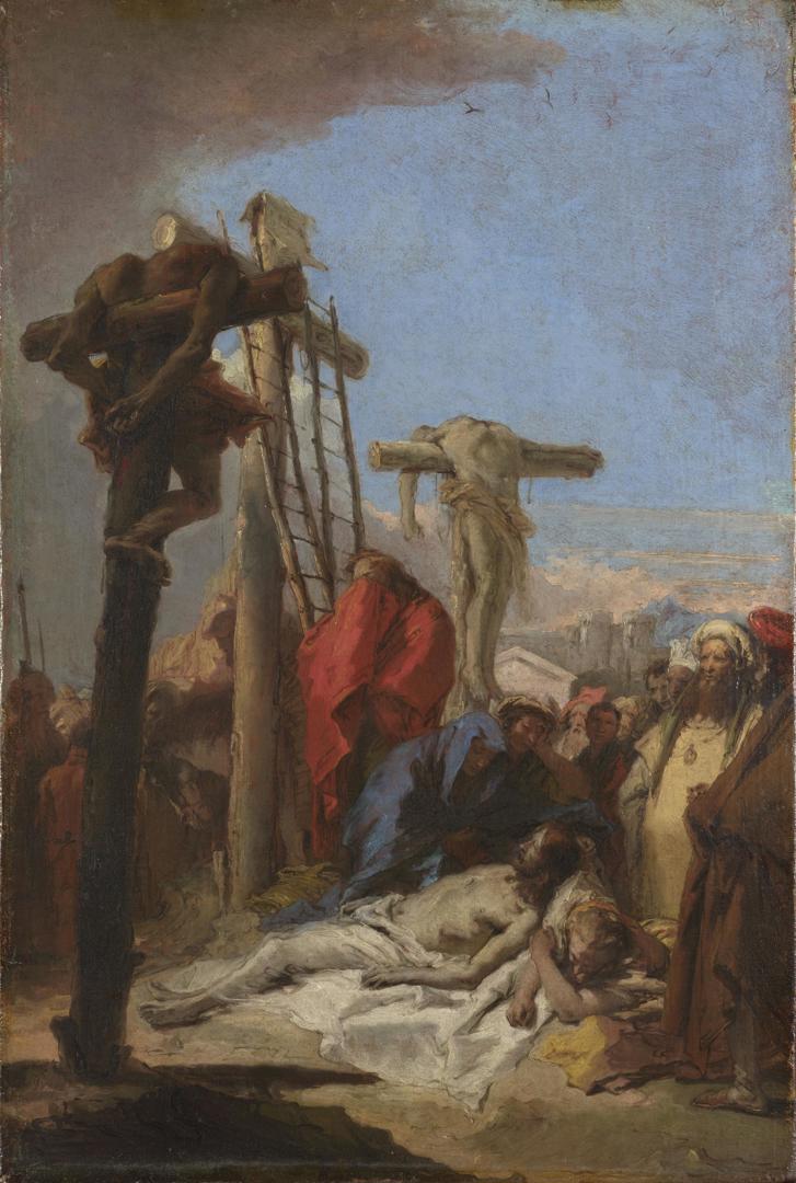 The Lamentation at the Foot of the Cross by Giovanni Domenico Tiepolo