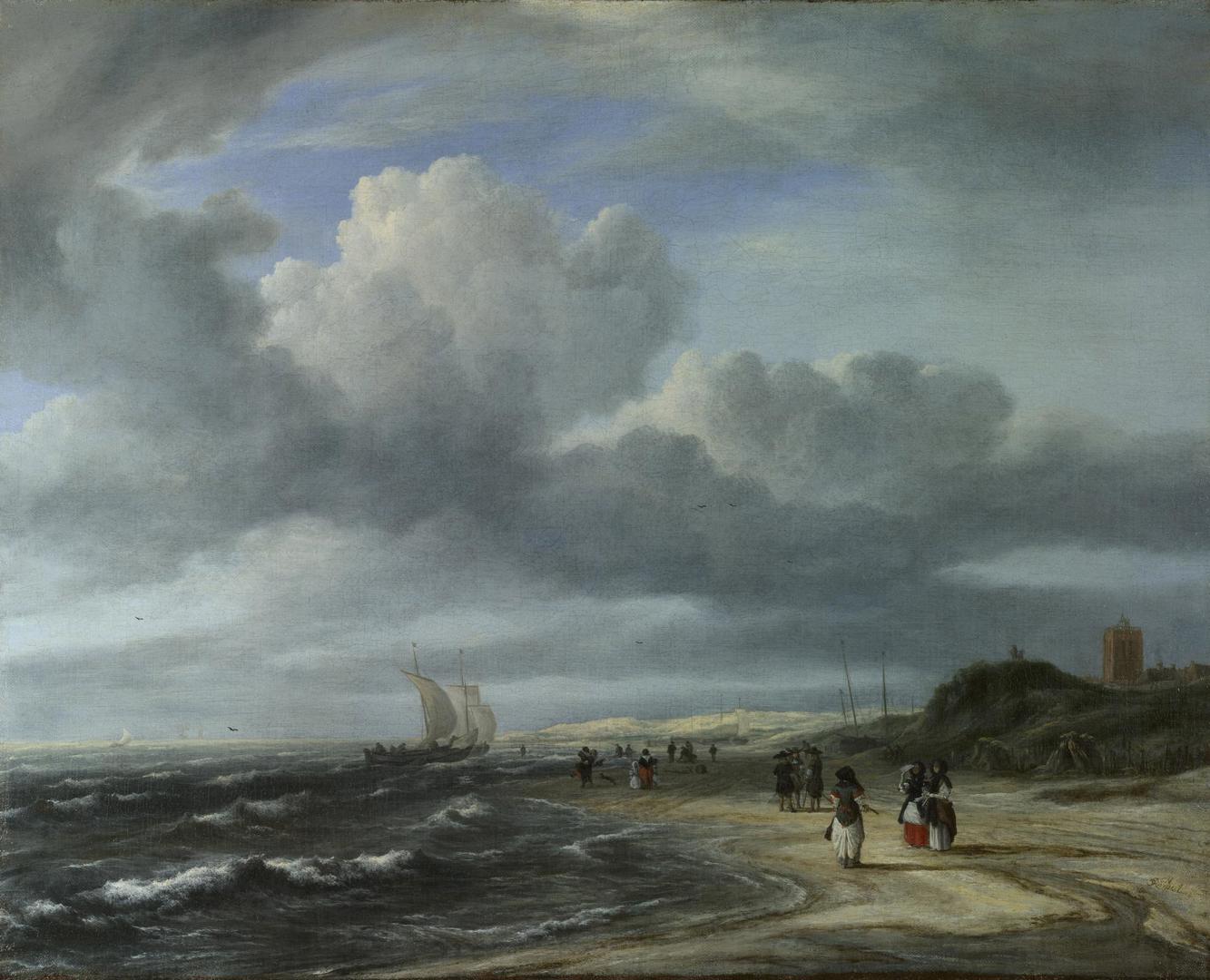 The Shore at Egmond-aan-Zee by Jacob van Ruisdael