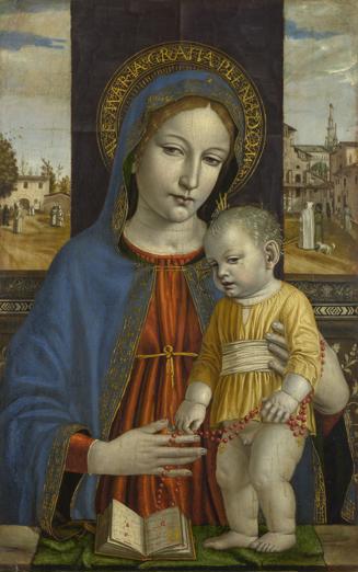 Building the Picture | Ambrogio Bergognone | The Virgin and Child | The ...