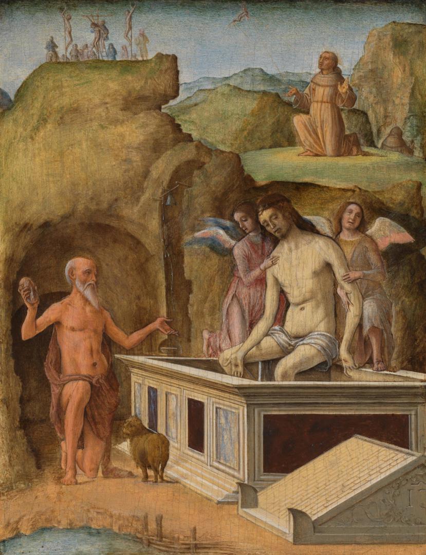 The Dead Christ by Ercole de' Roberti