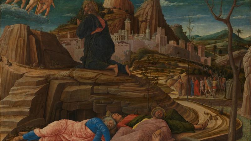 Andrea Mantegna, 'The Agony in the Garden', about 1455-6