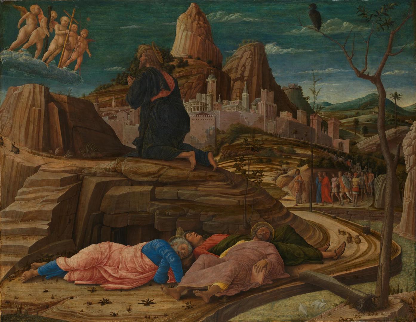 The Agony in the Garden by Andrea Mantegna