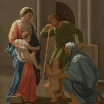 The Holy Family with Saints Elizabeth and John