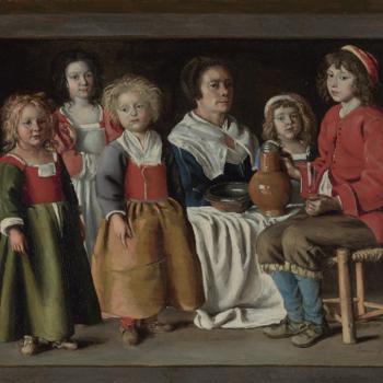 A Woman and Five Children