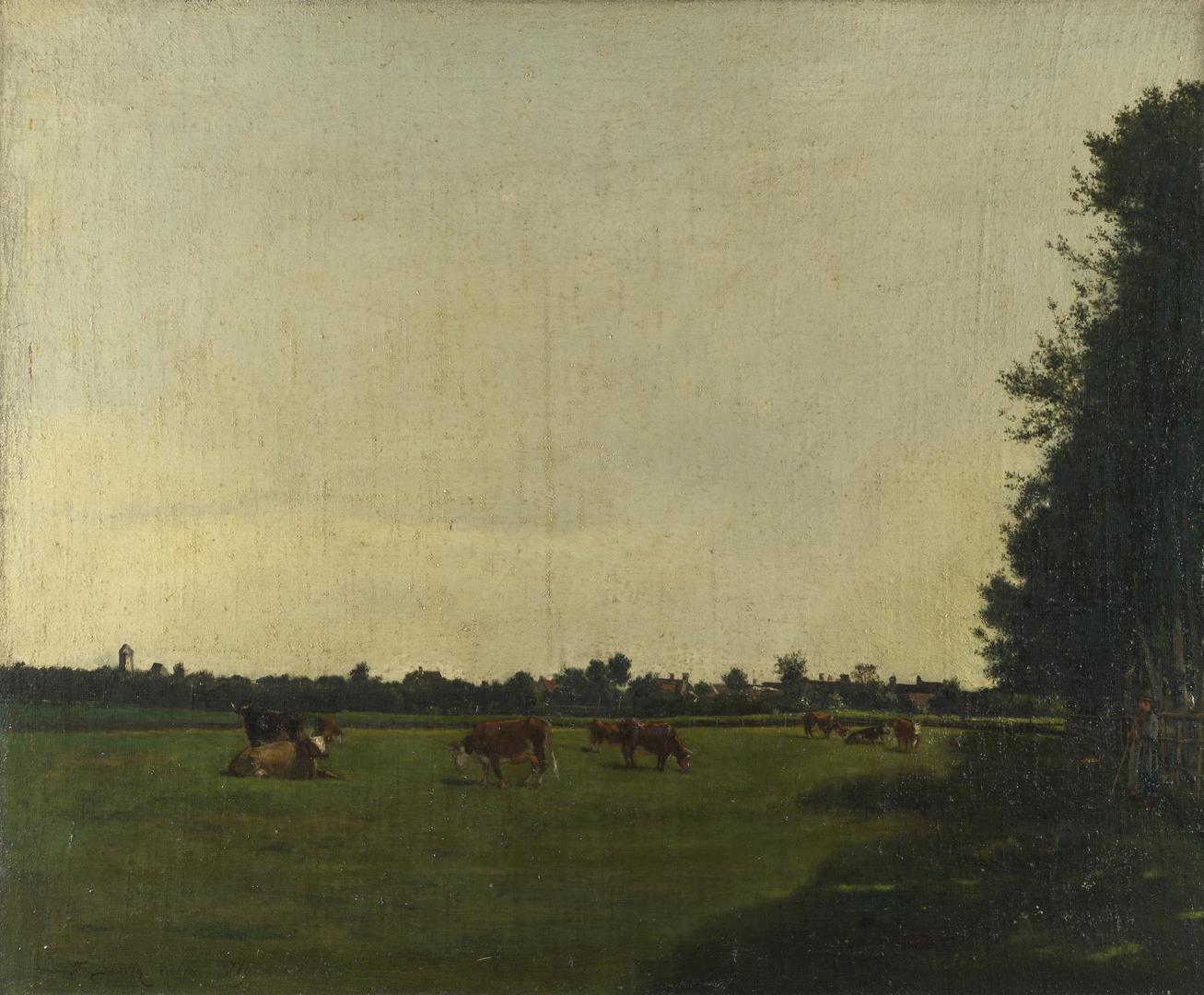 The Meadow by François Bonvin