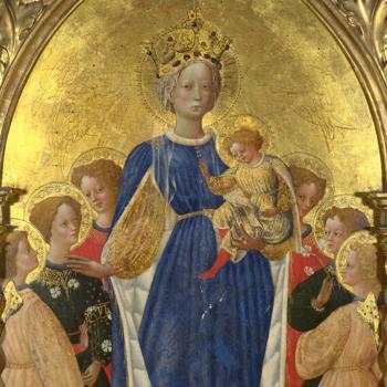 The Virgin and Child with Six Angels and Two Cherubim