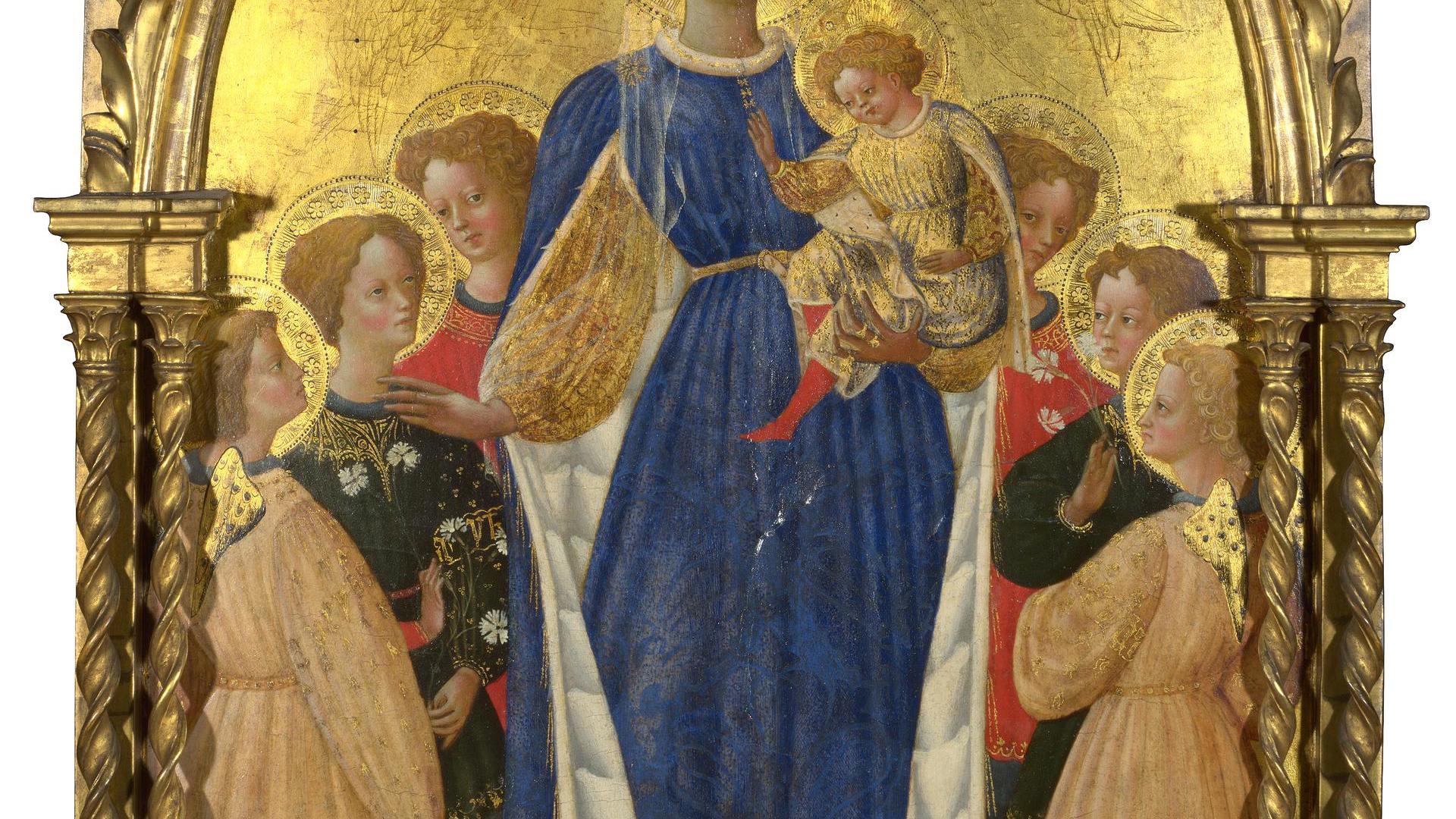 The Virgin and Child with Six Angels and Two Cherubim by Francesco d'Antonio di Bartolomeo