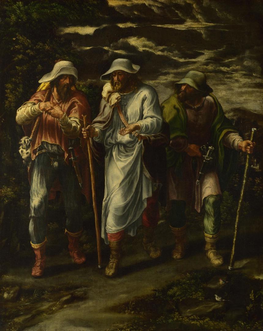 The Walk to Emmaus by Lelio Orsi