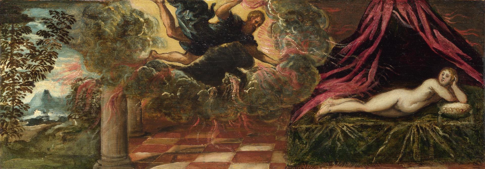 Jupiter and Semele by Possibly by Jacopo Tintoretto