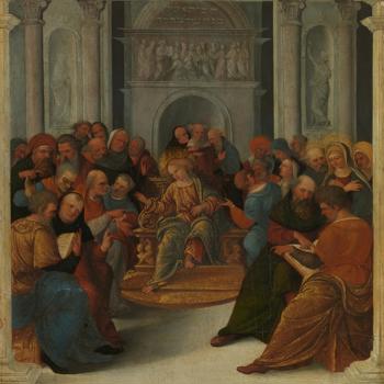 Christ disputing with the Doctors in the Temple