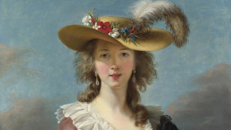 Elisabeth Louise Vigée Le Brun, 'Self Portrait in a Straw Hat', 1782