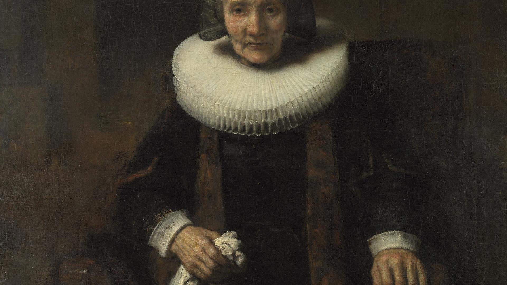 Portrait of Margaretha de Geer, Wife of Jacob Trip by Rembrandt