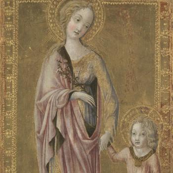 Saint Dorothy and the Infant Christ