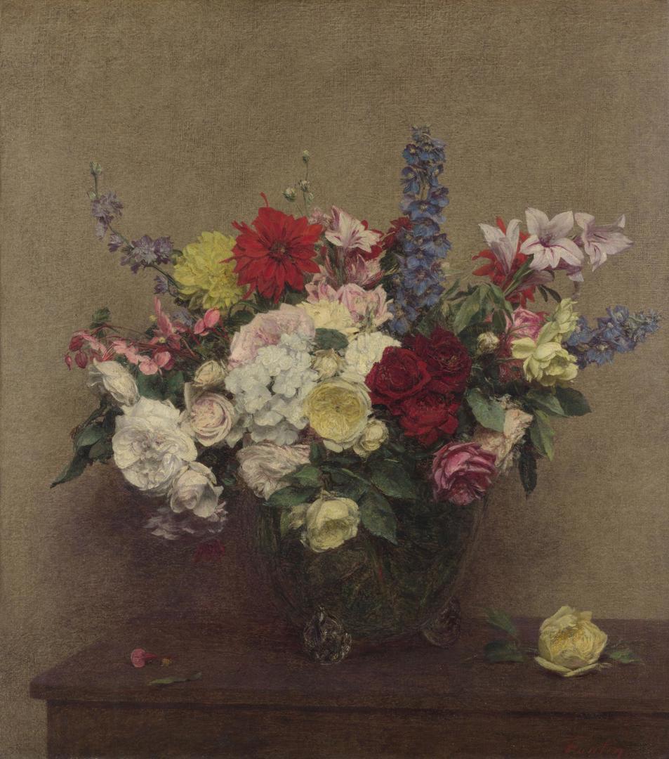 The Rosy Wealth of June by Ignace-Henri-Théodore Fantin-Latour