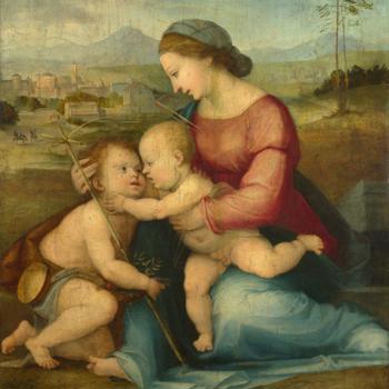 The Madonna and Child with Saint John