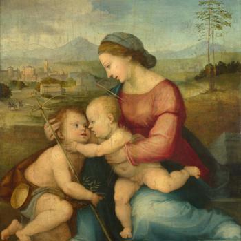 The Madonna and Child with Saint John