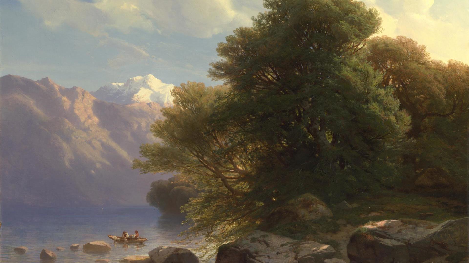 The Lake of Thun by Alexandre Calame