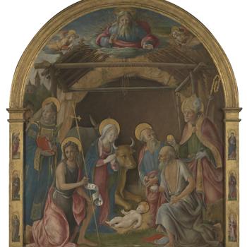 The Nativity with Saints