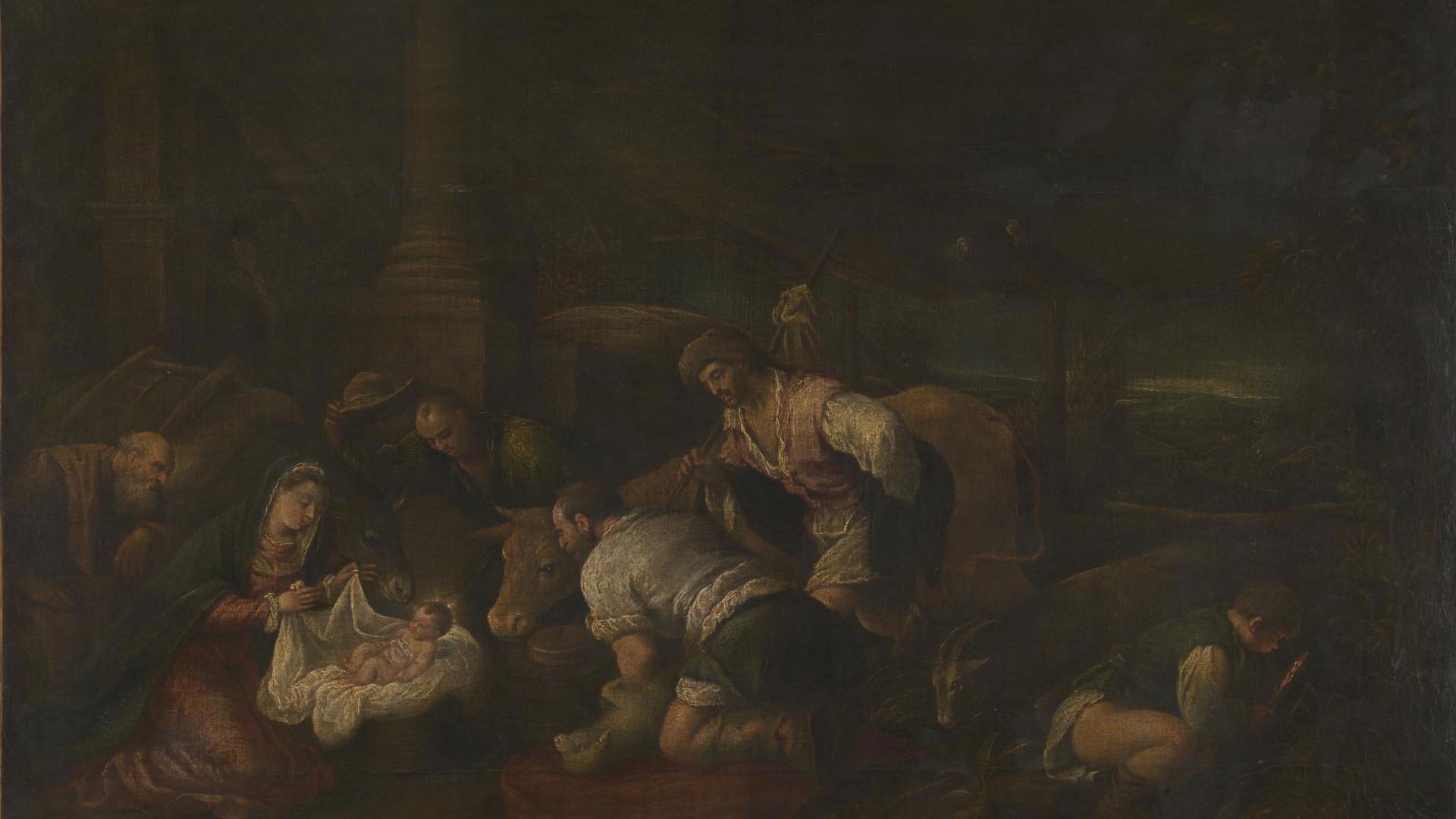 The Adoration of the Shepherds by Follower of Jacopo Bassano