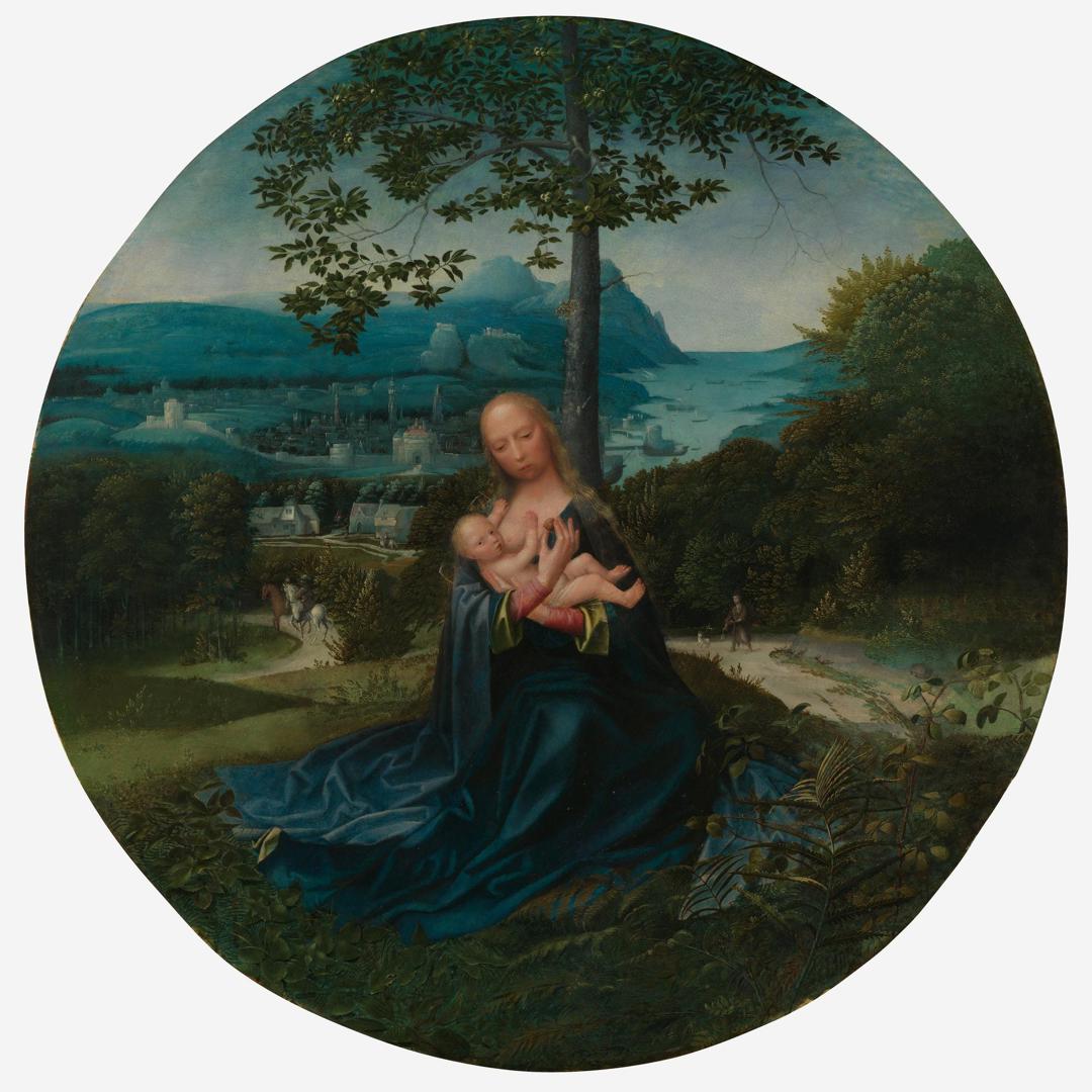 The Virgin and Child in a Landscape by Albert Cornelis and Associates