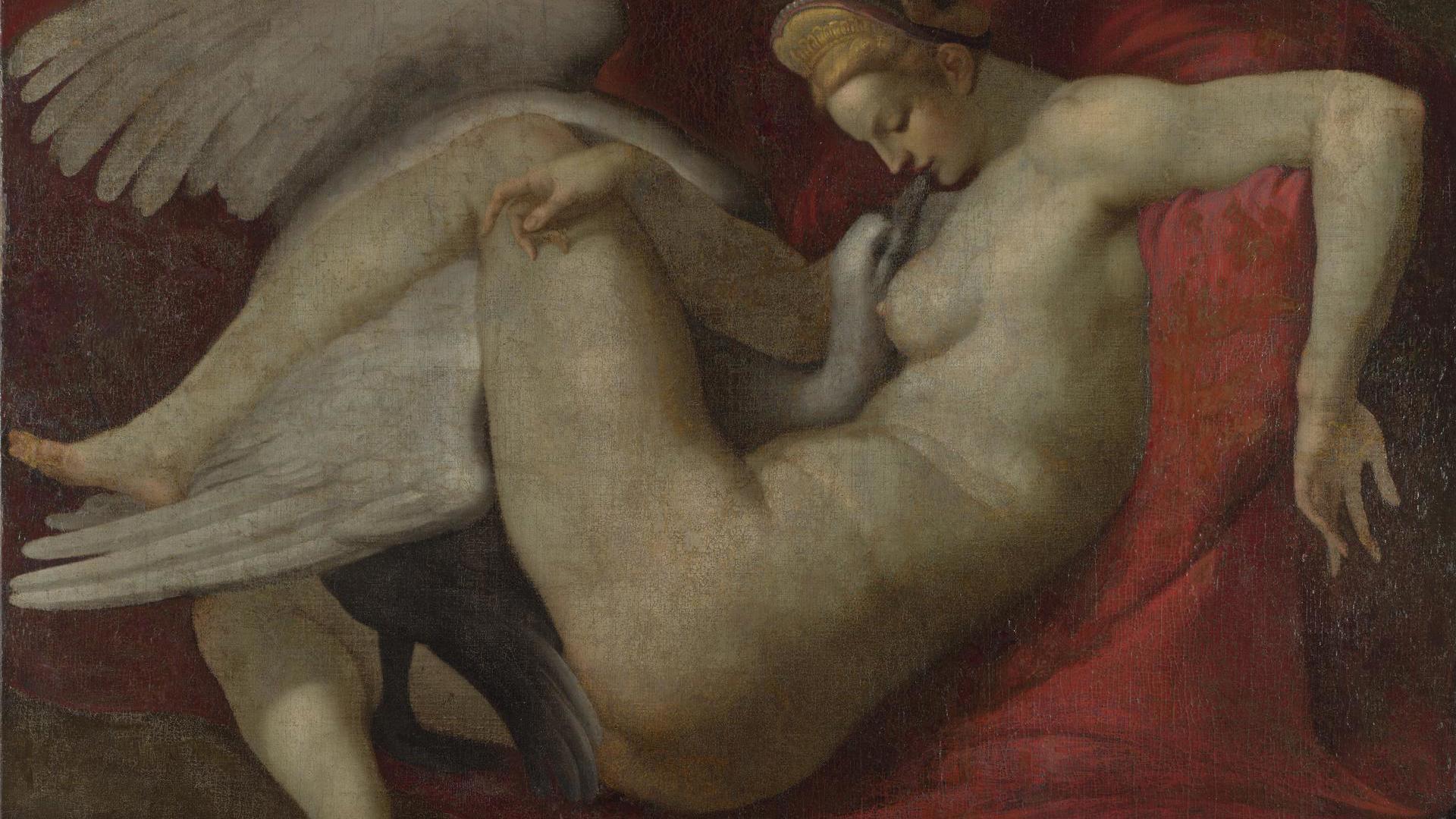 Leda and the Swan by After Michelangelo