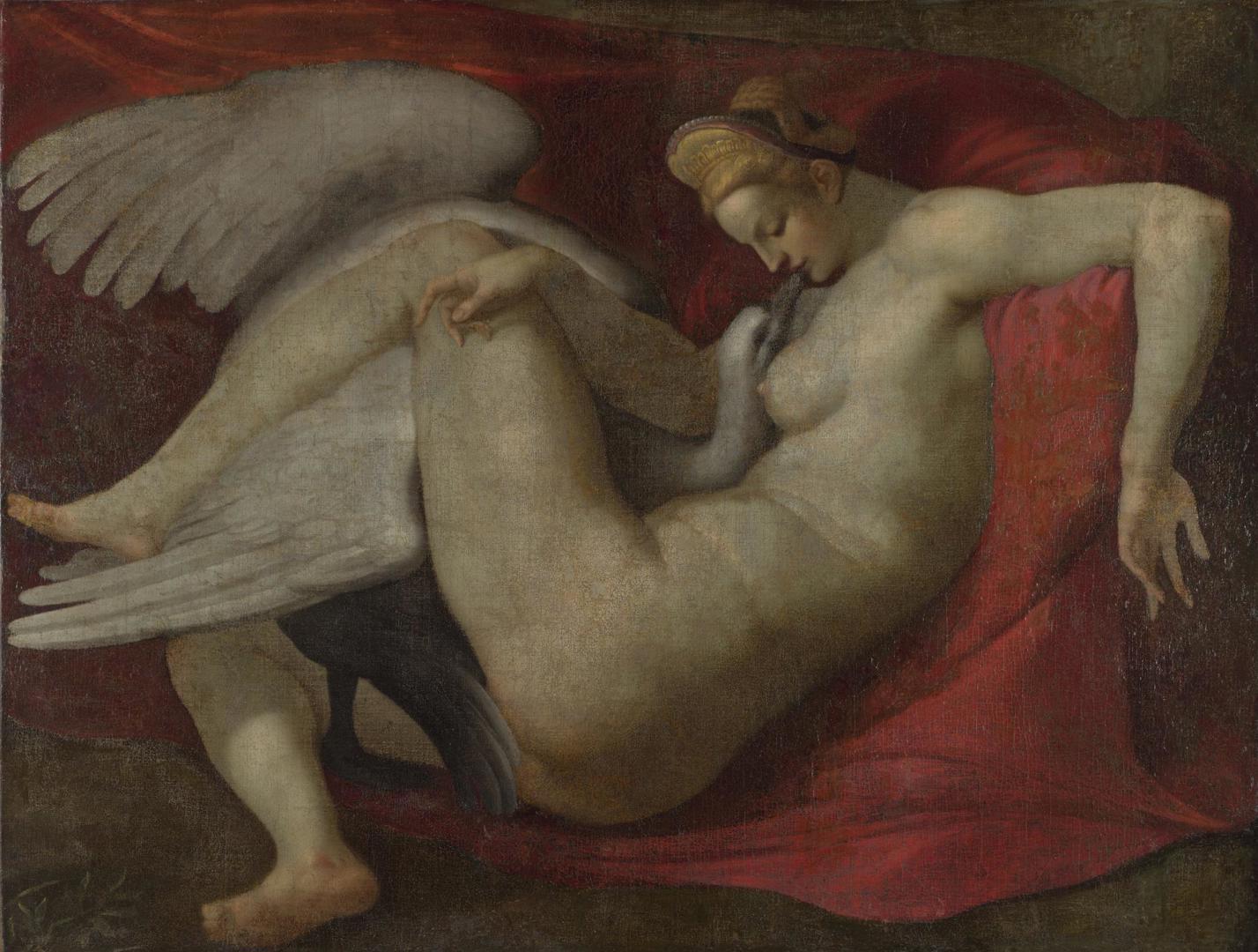 Leda and the Swan by After Michelangelo