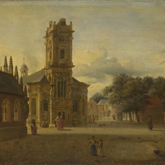A Square before a Church