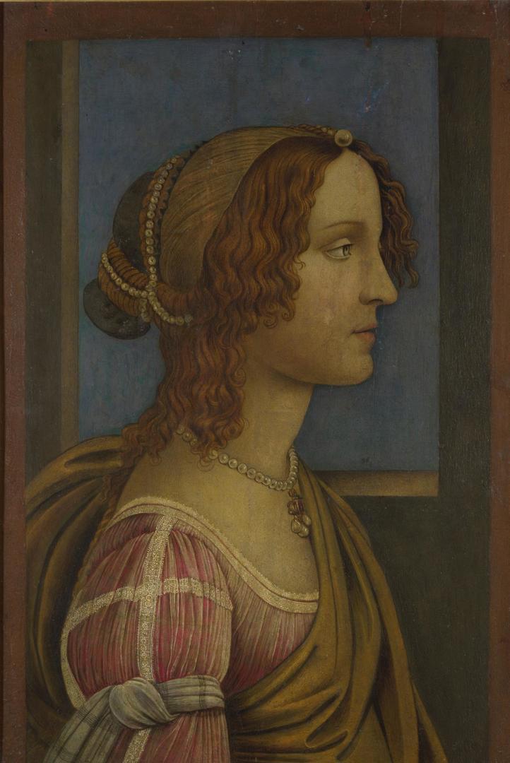A Lady in Profile by Follower of Sandro Botticelli