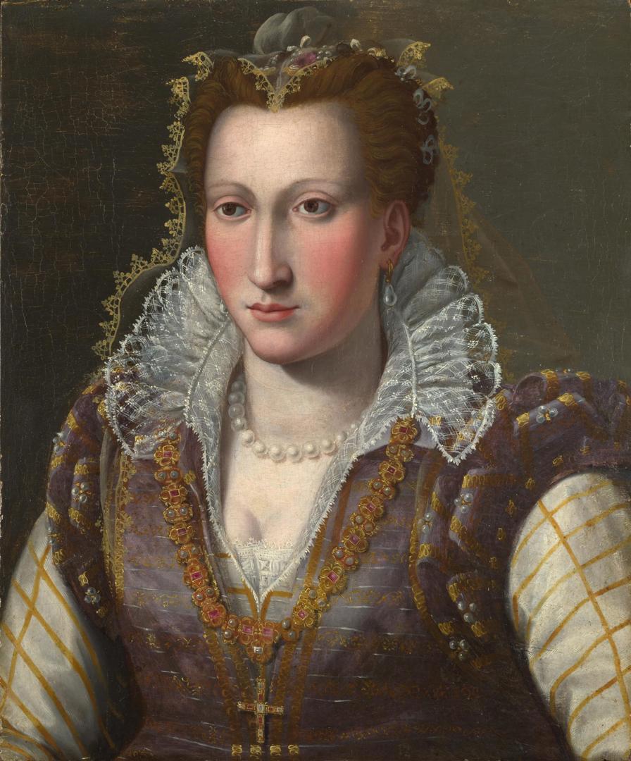 Portrait of a Lady by Follower of Bronzino