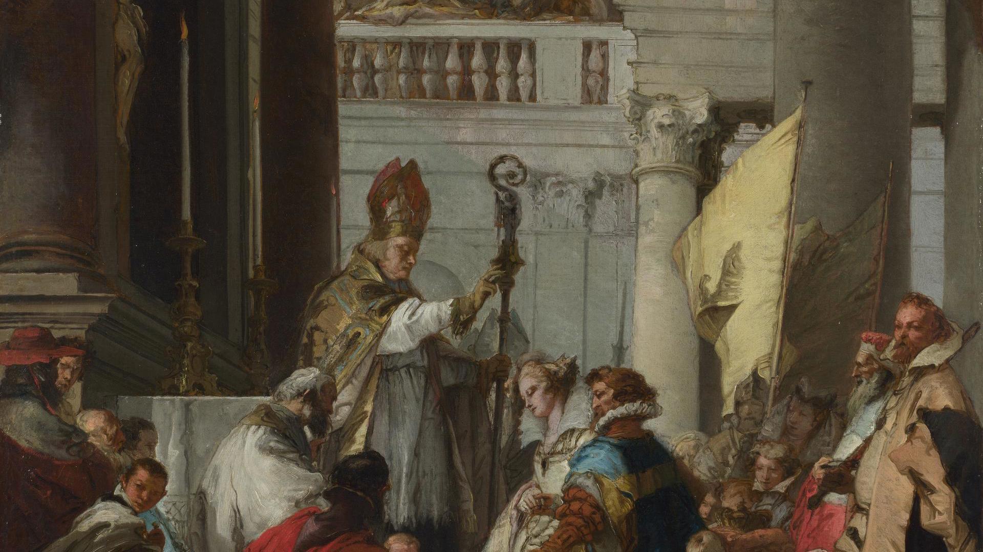 The Marriage of Frederick Barbarossa by Giovanni Domenico Tiepolo
