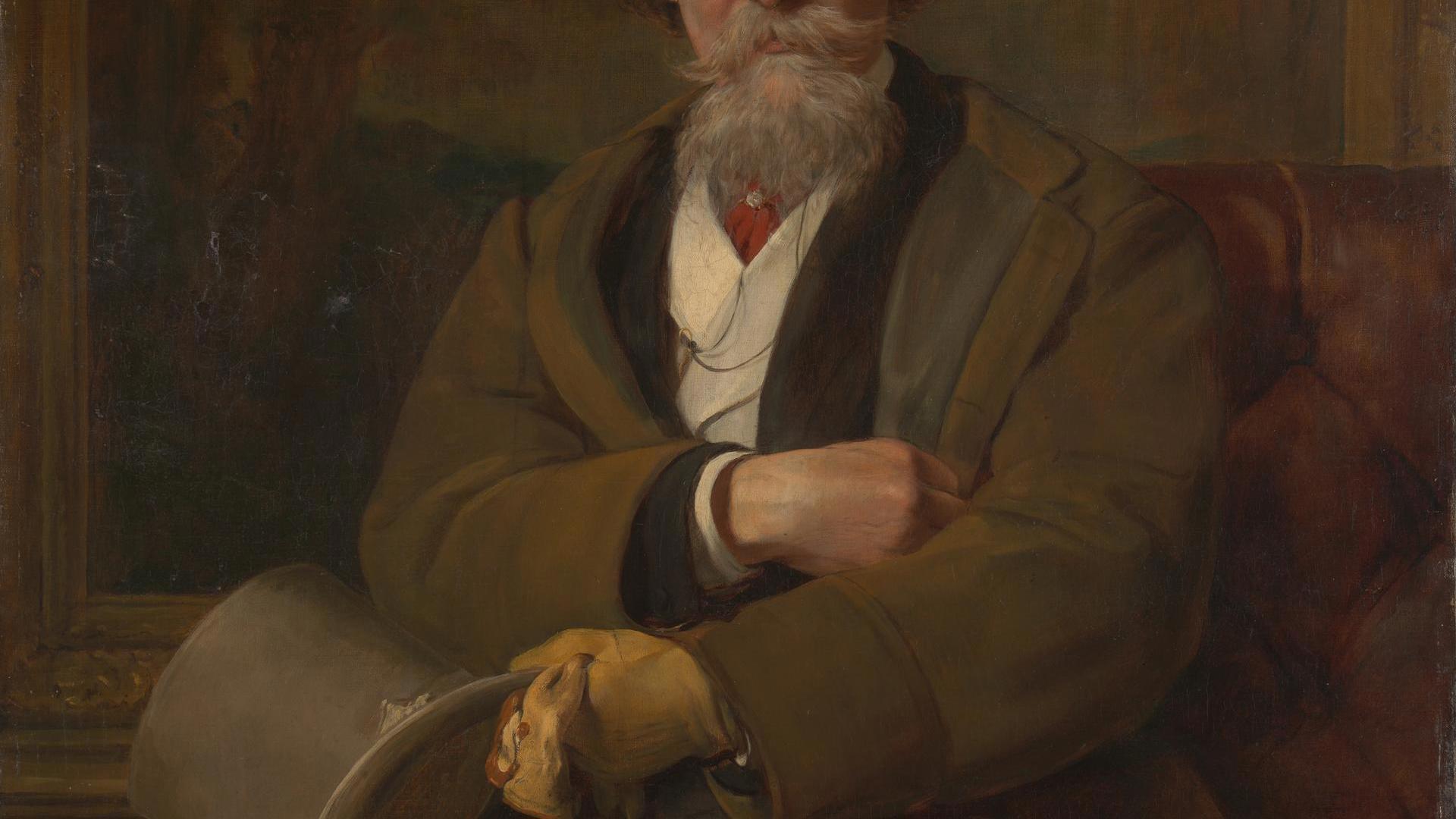 Portrait of Martin Colnaghi by John Callcott Horsley