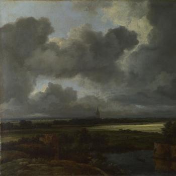 An Extensive Landscape with Ruins