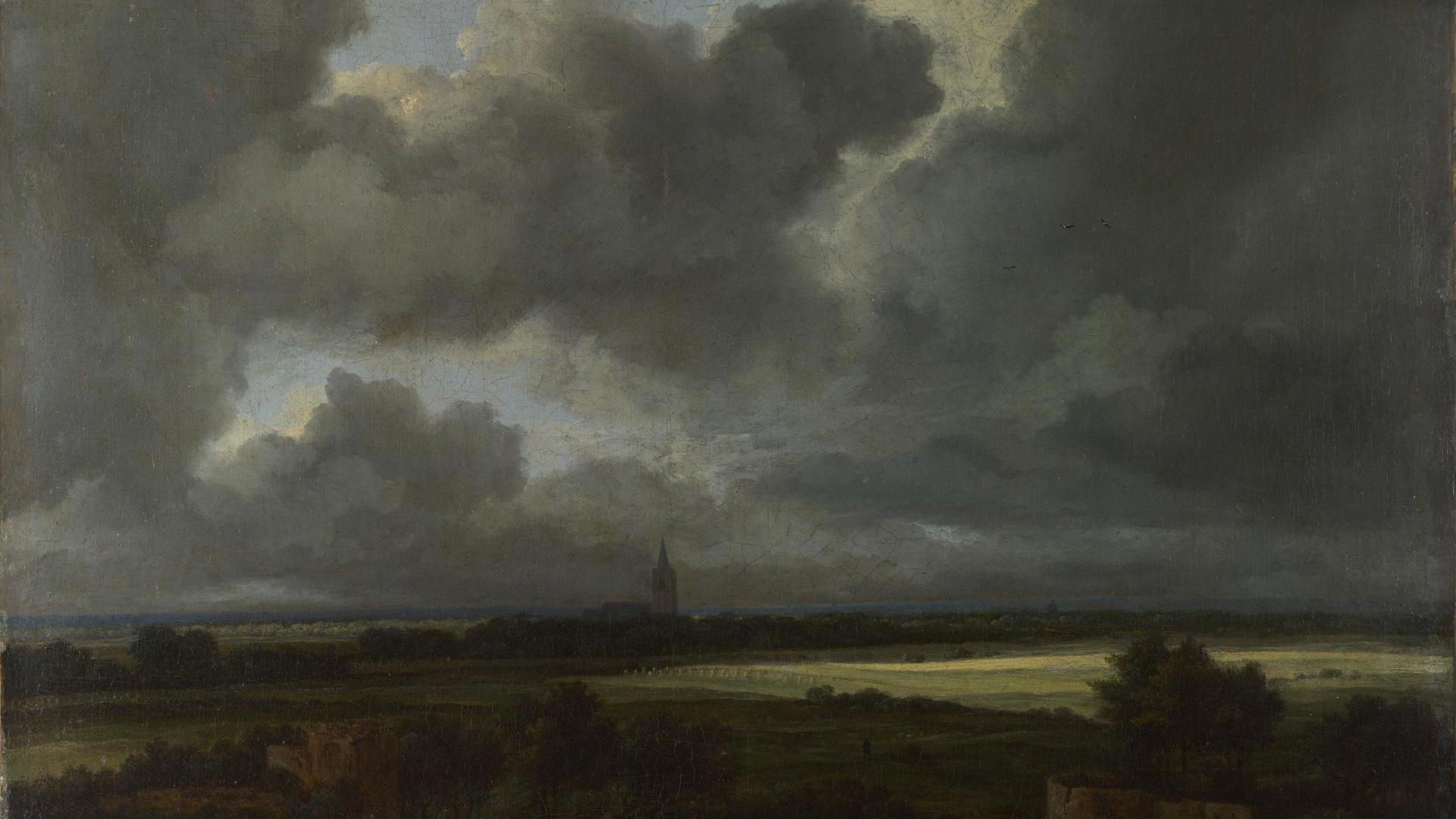 An Extensive Landscape with Ruins by Jacob van Ruisdael