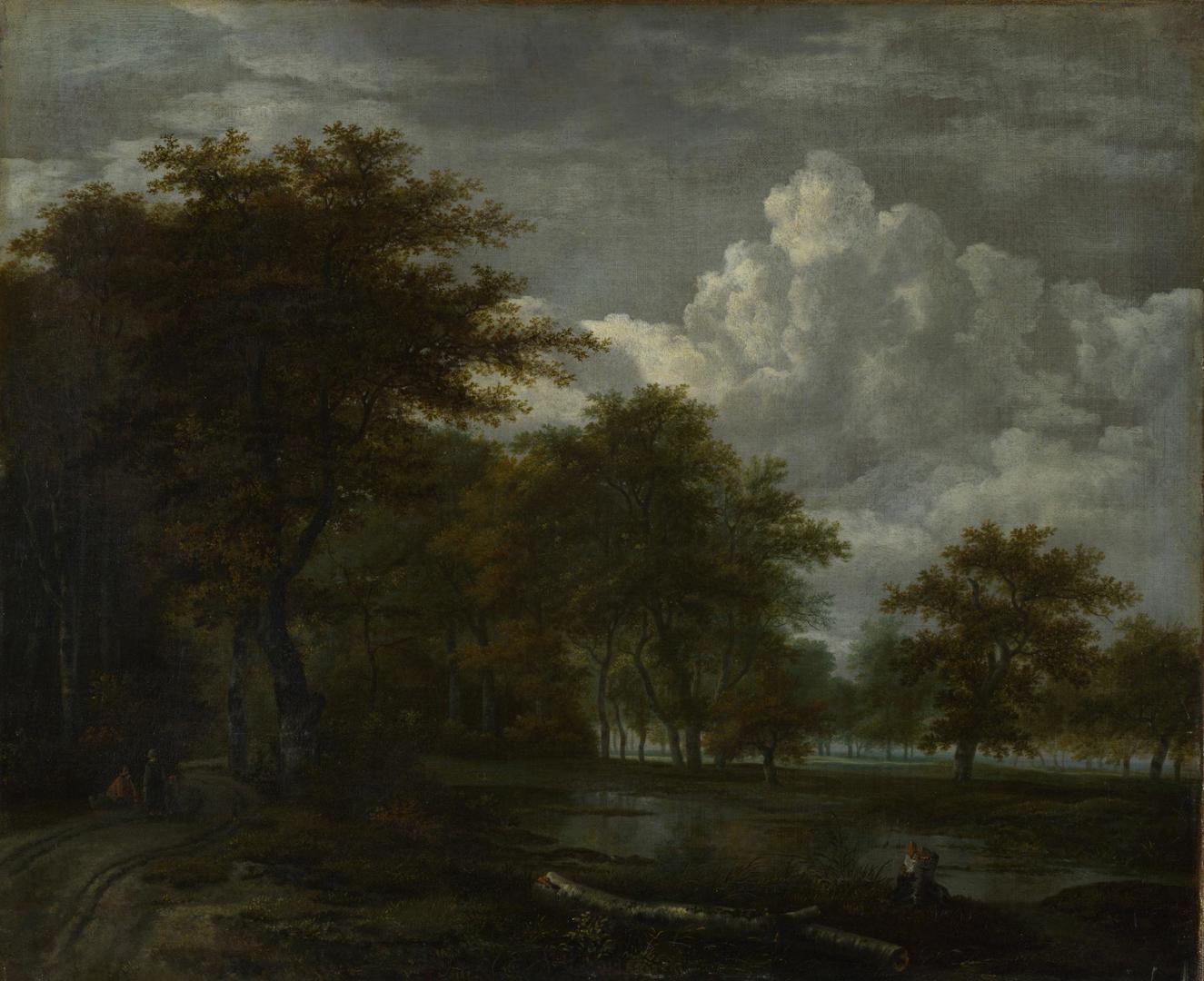 The Skirts of a Forest by Follower of Jacob van Ruisdael