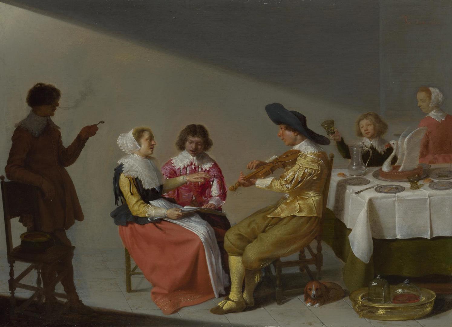 A Musical Party by Jacob van Velsen